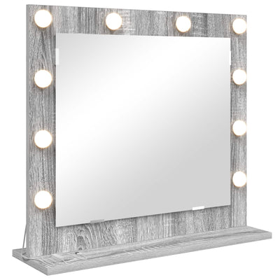 Vidaxx miroir de maquillage rectangulaire gris sonoma 60 x 55 x 18 cm