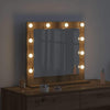 Vidaxx miroir de maquillage rectangulaire chêne artisanal 60 x 55 x 18 cm