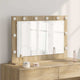 Vidaxx miroir de maquillage rectangulaire chêne sonoma 80 x 55 x 18 cm