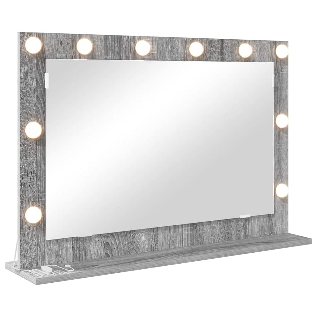 Vidaxx miroir de maquillage rectangulaire gris sonoma 80 x 55 x 18 cm