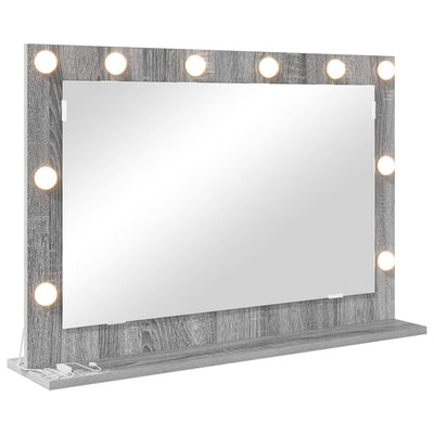 Vidaxx miroir de maquillage rectangulaire gris sonoma 80 x 55 x 18 cm