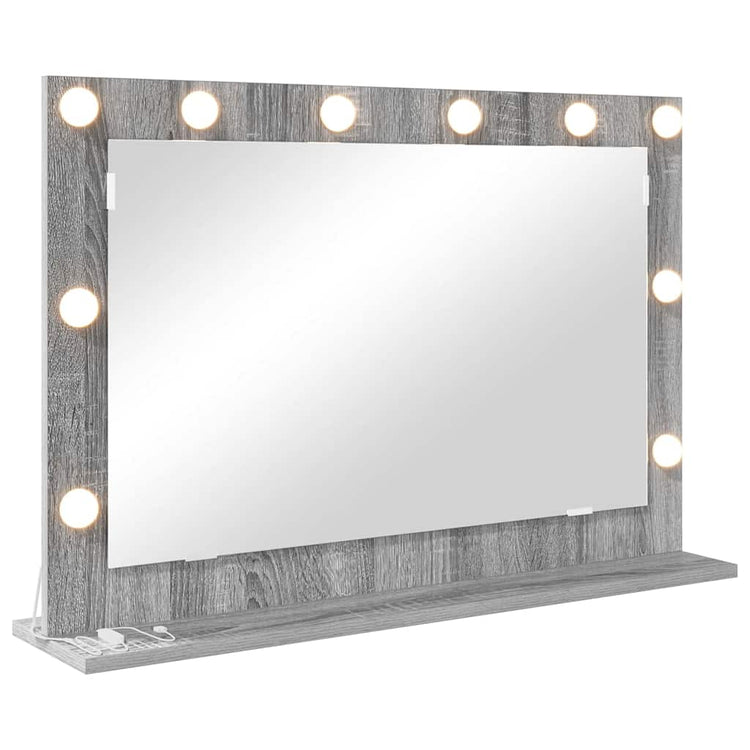 Vidaxx miroir de maquillage rectangulaire gris sonoma 80 x 55 x 18 cm
