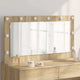 Vidaxx miroir de maquillage rectangulaire chêne sonoma 100 x 55 x 18 cm