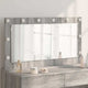 Vidaxx miroir de maquillage rectangulaire gris sonoma 100 x 55 x 18 cm