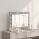 Vidaxx miroir de maquillage rectangulaire gris béton 60 x 45 x 18 cm