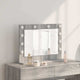Vidaxx miroir de maquillage rectangulaire gris sonoma 60 x 45 x 18 cm