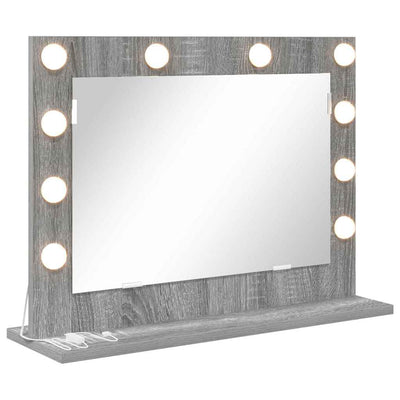 Vidaxx miroir de maquillage rectangulaire gris sonoma 60 x 45 x 18 cm