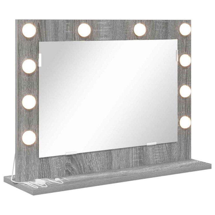 Vidaxx miroir de maquillage rectangulaire gris sonoma 60 x 45 x 18 cm