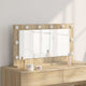 Vidaxx miroir de maquillage rectangulaire chêne sonoma 80 x 45 x 18 cm
