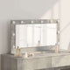 Vidaxx miroir de maquillage rectangulaire gris béton 80 x 45 x 18 cm