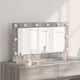 Vidaxx miroir de maquillage rectangulaire gris sonoma 80 x 45 x 18 cm