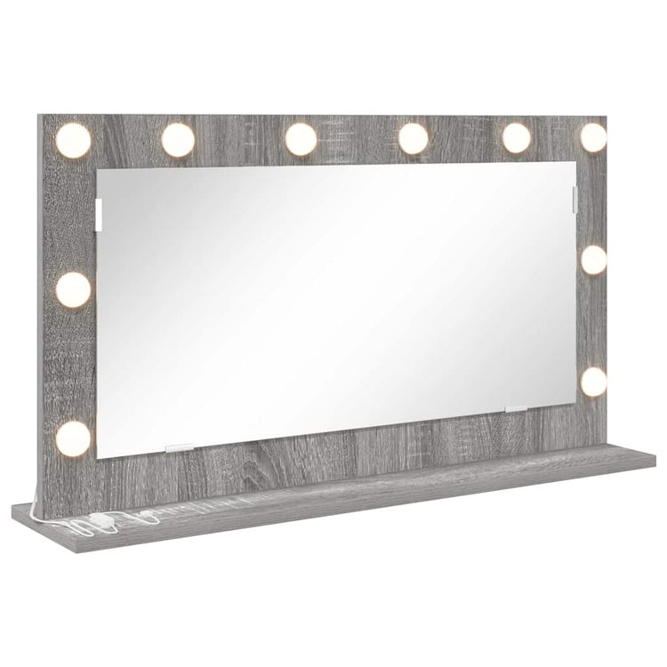 Vidaxx miroir de maquillage rectangulaire gris sonoma 80 x 45 x 18 cm
