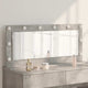 Vidaxx miroir de maquillage rectangulaire gris béton 100 x 45 x 18 cm