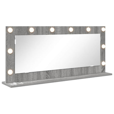 Vidaxx miroir de maquillage rectangulaire gris sonoma 100 x 45 x 18 cm