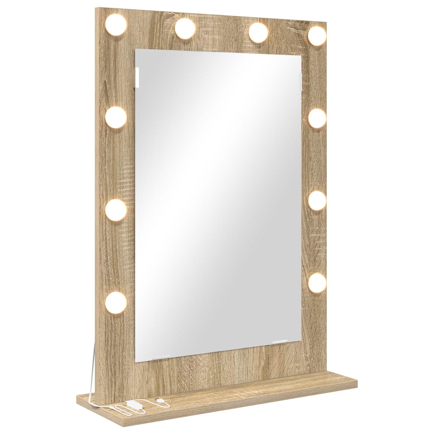 Vidaxx miroir de maquillage rectangulaire chêne sonoma 70 x 50 x 18 cm