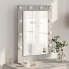 Vidaxx miroir de maquillage rectangulaire gris béton 70 x 50 x 18 cm