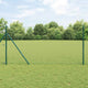 Vidaxl poteau de clôture vert 25 x 1 m (maille 25 mm) acier