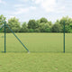 Poteau de clôture Vidaxl vert 10 x 1,4 m (maille 13 mm) acier et PVC