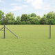Vidaxl poteau de clôture gris 10 x 0,6 m (maille 50 mm) acier et PVC