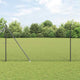 Poteau de clôture Vidaxl gris 10 x 1,6 m (maille 13 mm) acier et PVC