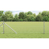 Vidaxl poteau de clôture argent 10 x 0,6 m (maille 25 mm) acier