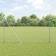 Vidaxl poteau de clôture argent 10 x 1,6 m (maille 25 mm) acier