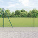 Poteau de clôture Vidaxl vert 10 x 1,6 m (maille 13 mm) acier et PVC
