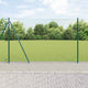Poteau de clôture Vidaxl vert 10 x 1,6 m (maille 36 mm) acier et PVC