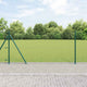 Vidaxl poteau de clôture vert 25 x 1 m (maille 25 mm) acier