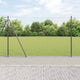 Poteau de clôture Vidaxl gris 25 x 1,4 m (maille 25 mm) acier et PVC