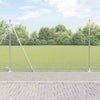 Vidaxl poteau de clôture argent 10 x 1,6 m (maille 13 mm) acier