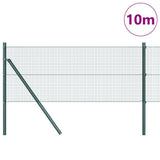 Vidaxl poteau de clôture vert 10 x 0,5 m (maille 16 x 16 mm) acier - afbeelding 3