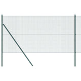 Vidaxl poteau de clôture vert 10 x 1 m (maille 12 x 12 mm) acier - afbeelding 2