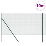 Vidaxl poteau de clôture vert 10 x 1 m (maille 12 x 12 mm) acier - afbeelding 3