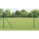 Vidaxl poteau de clôture vert 10 x 1 m (maille 25 x 25 mm) acier