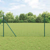 Poteau de clôture Vidaxl vert 10 x 1,4 m (maille 25 x 25 mm)