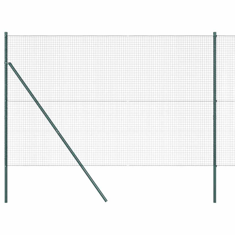 Poteau de clôture Vidaxl vert 10 x 1,6 m (maille 25 x 25 mm)