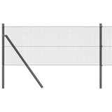 Vidaxl poteau de clôture gris 10 x 0,5 m (maille 12 x 12 mm) acier - afbeelding 2