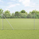 Vidaxl poteau de clôture argent 10 x 1,5 m (maille 19 x 19 mm) acier