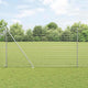 Vidaxl poteau de clôture argent 10 x 1,5 m (maille 25 x 25 mm) acier