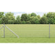 Vidaxl poteau de clôture argent 25 x 0,4 m (maille 16 x 16 mm) acier