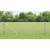 Vidaxl poteau de clôture argent 25 x 0,5 m (maille 16 x 16 mm) acier