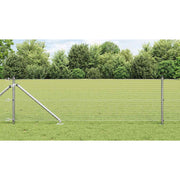 Vidaxl poteau de clôture argent 25 x 0,6 m (maille 25 x 25 mm) acier - afbeelding 1