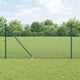 Vidaxl poteau de clôture vert 10 x 1 m (maille 12 x 12 mm) acier