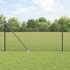 Poteau de clôture Vidaxl gris 10 x 1,2 m (maille 12 x 12 mm)