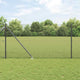 Poteau de clôture Vidaxl gris 10 x 1,2 m (maille 12 x 12 mm)