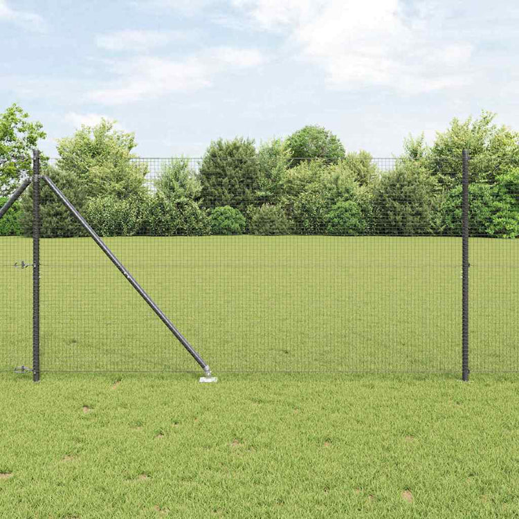 Poteau de clôture Vidaxl gris 10 x 1,4 m (maille 19 x 19 mm)