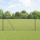 Vidaxl poteau de clôture gris 10 x 1,5 m (maille 25 x 25 mm) acier