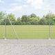 Vidaxl poteau de clôture argent 10 x 1,4 m (maille 19 x 19 mm) acier