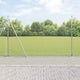 Vidaxl poteau de clôture argent 10 x 1,6 m (maille 25 x 25 mm) acier